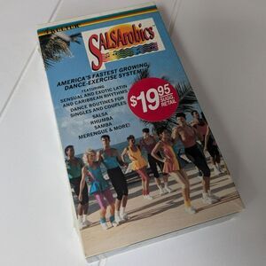 SALSArobics VHS Tape - Sealed - Latin Dance Exercise - 1989